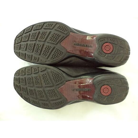MERRELL Slide EUR 37 US 6.5M SPIRE BLACK LEATHER MICROFIBER SPORTY WALKING SHOE - Picture 7 of 7